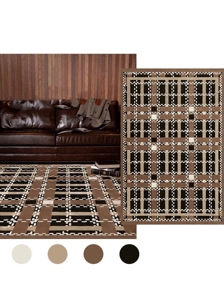 كي واي دي سجاد ناعم سجاد زغبي سجاد لغرفة المعيشة غرفة النوم ديكور منزلي سجادة غير منزلقة قابلة للغسيل زخرفية منزلية سجادة 100x180 سم - Image 1