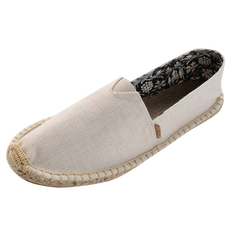 Alexis Leroy Pureness Textile Mens Flat Espadrilles Beige 775 M US