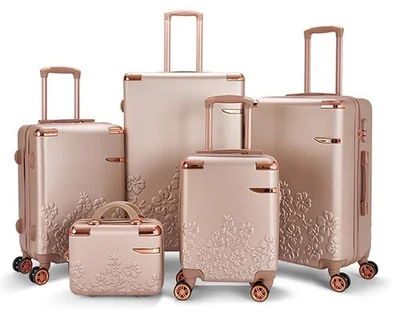 LIMRA Luggage set 5 pieces travel Bags with a distinctive design from limra gold