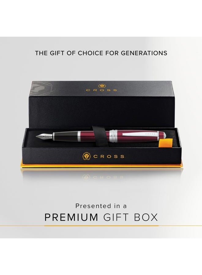 Cross Bailey Fountain Pen, Red Lacquer - Image 4
