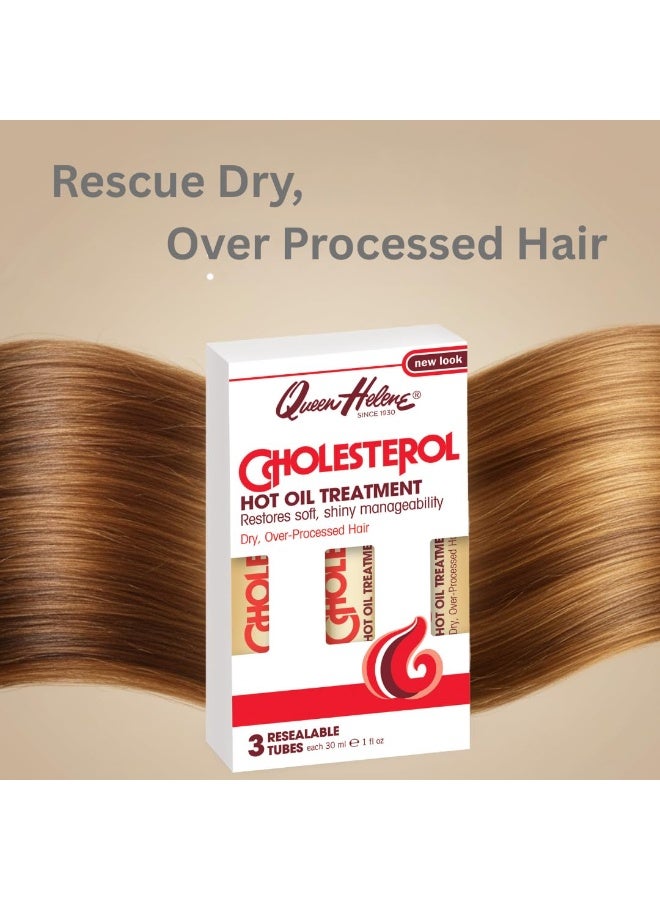 Queen Helene Cholesterol Hot Oil Treatment in Resealable Tubes, 3-1 fl oz (29.57 ml) tubes - Image 4