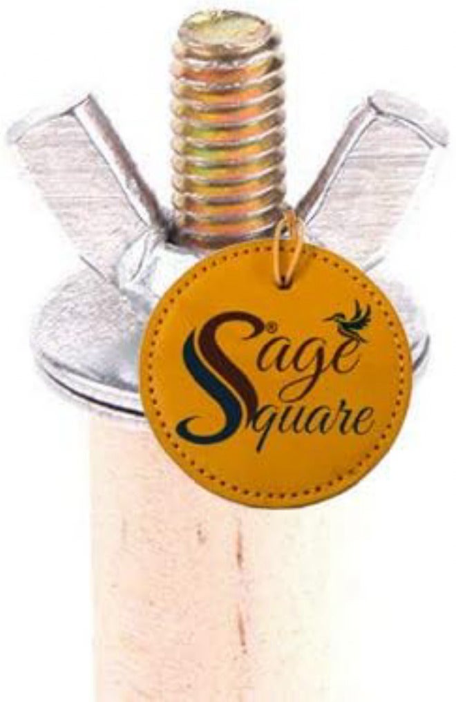 Sage Square Natural Habitat Wooden Bird Perch/Stand/Toy (4 Inches/10 Cm) - Image 5