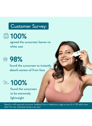 سيروم واقي شمس 5% نياسيناميد لتوازن الزيت SPF 50 PA++++ - واقي شمس خفيف غير لامع SPF 50 للبشرة الدهنية بدون أثر أبيض 50 جرام - view 3