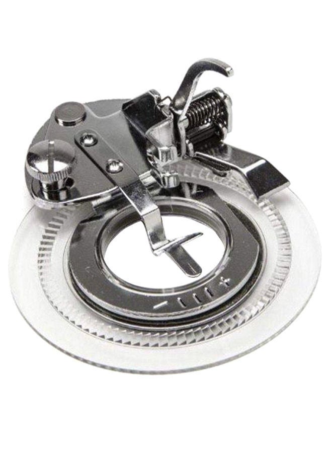 NIBEMINENT Fancy Flower Stitch Sewing Machine Presser Foot Silver - Image 1