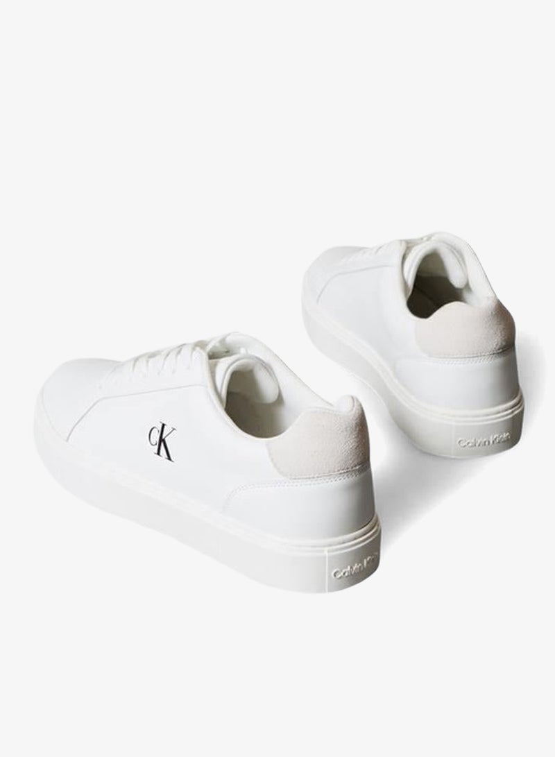 CALVIN KLEIN CK Baseline - Leather Signature Trainers - Image 4
