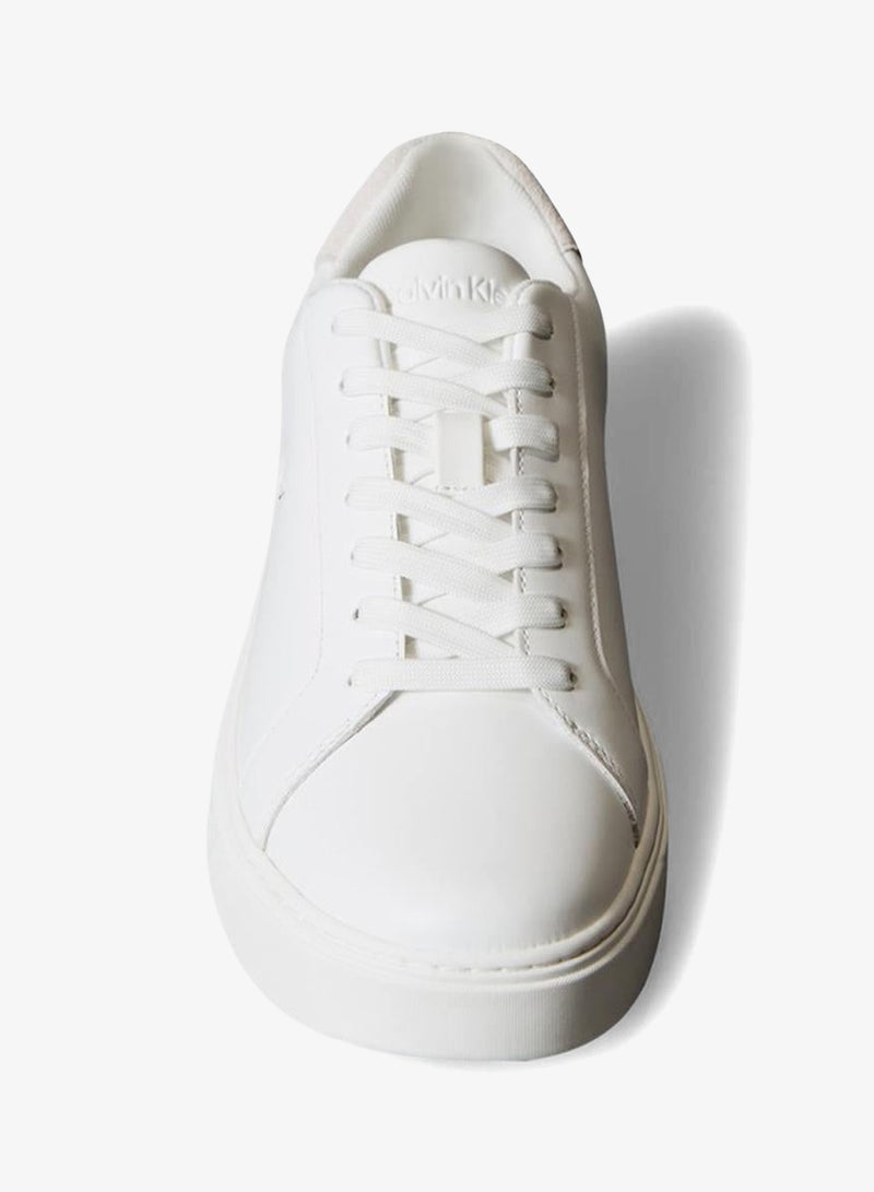 CALVIN KLEIN CK Baseline - Leather Signature Trainers - Image 5