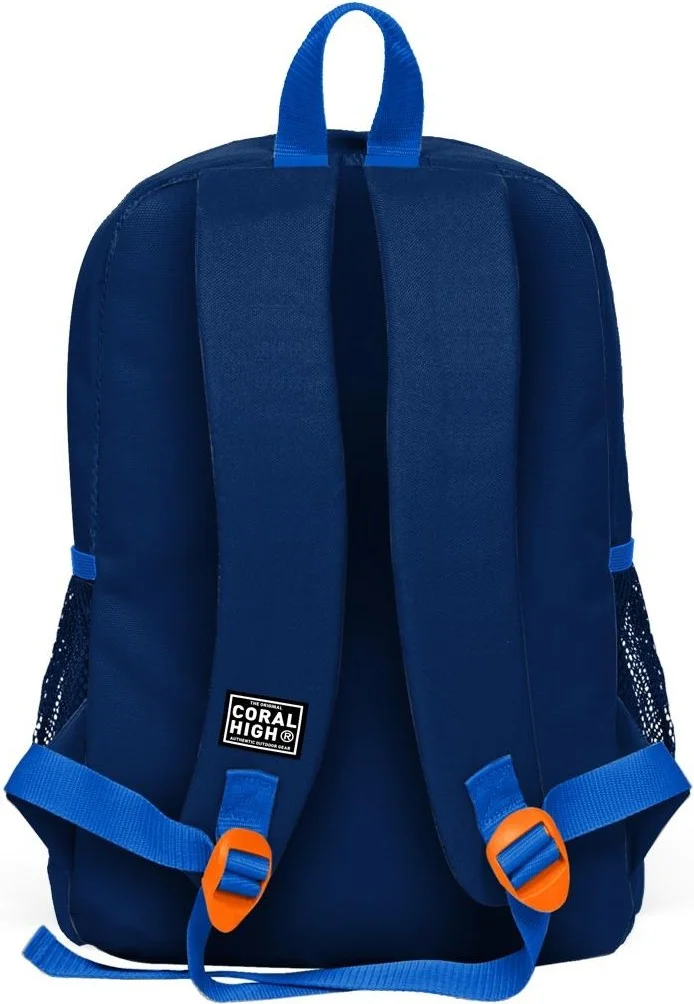 CORAL HIGH Kids Navy Blue 3-Piece School Bag Set SET0123716