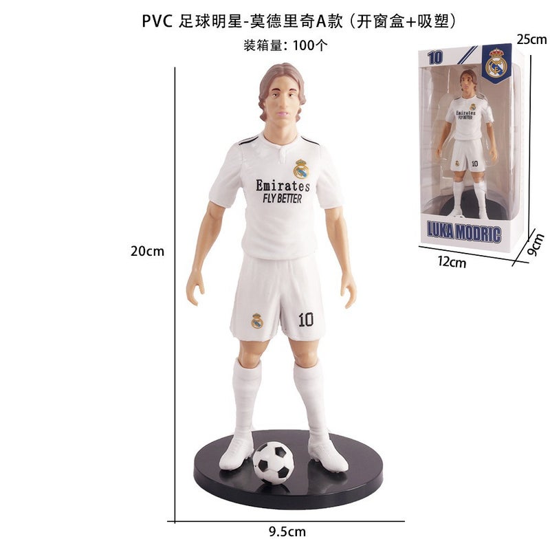 World Cup Fan Series: Football Star Figurines - Messi, Ronaldo, Neymar Desk Decorations - Image 1