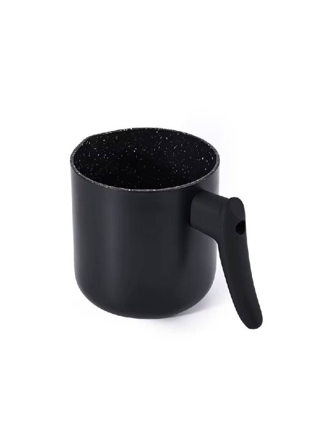 Original non-stick milk churn with a boiling and heating pot for even heat distribution; modern design with a side pouring spout and heat-insulated handle. - Image 1