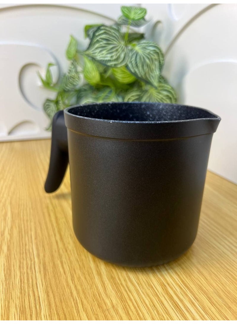 Original non-stick milk churn with a boiling and heating pot for even heat distribution; modern design with a side pouring spout and heat-insulated handle. - Image 3