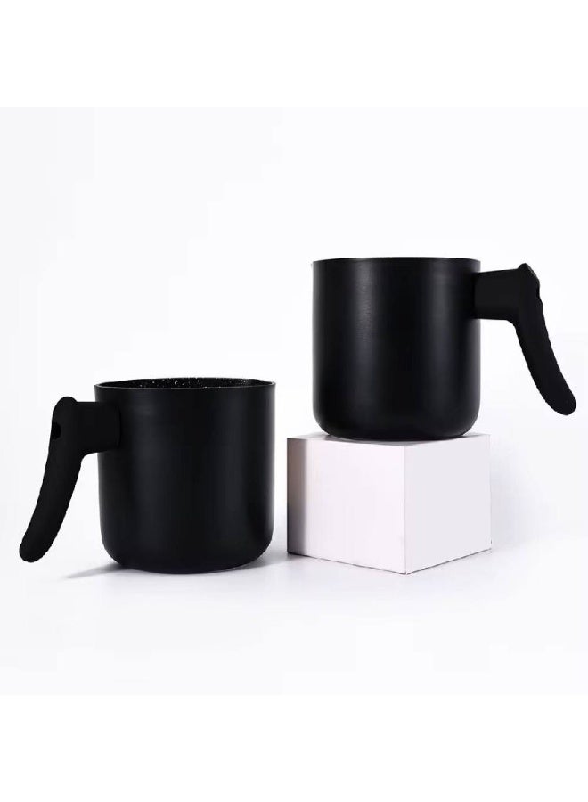 Original non-stick milk churn with a boiling and heating pot for even heat distribution; modern design with a side pouring spout and heat-insulated handle. - Image 2
