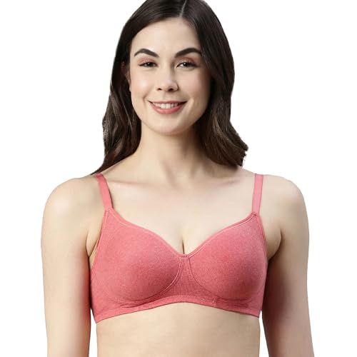 Enamor A042 Side Support Shaper Stretch Cotton Everyday Bra - Non-Padded, Wirefree & High Coverage - Image 1