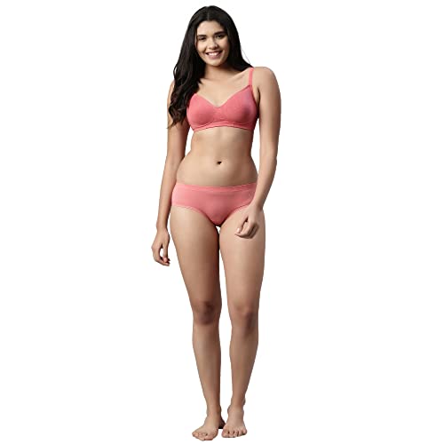 Enamor A042 Side Support Shaper Stretch Cotton Everyday Bra - Non-Padded, Wirefree & High Coverage - Image 4