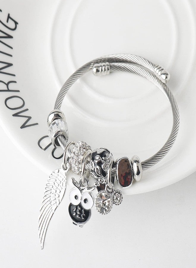 DS Charm Bracelets for girls,exquisite cute cartoon friendship bracelets Stainless Steel Bangle with birthday Gift box, Adjustable girls jewelry Suitable for holiday gifts, Adjustable, Stainless steel - Image 3