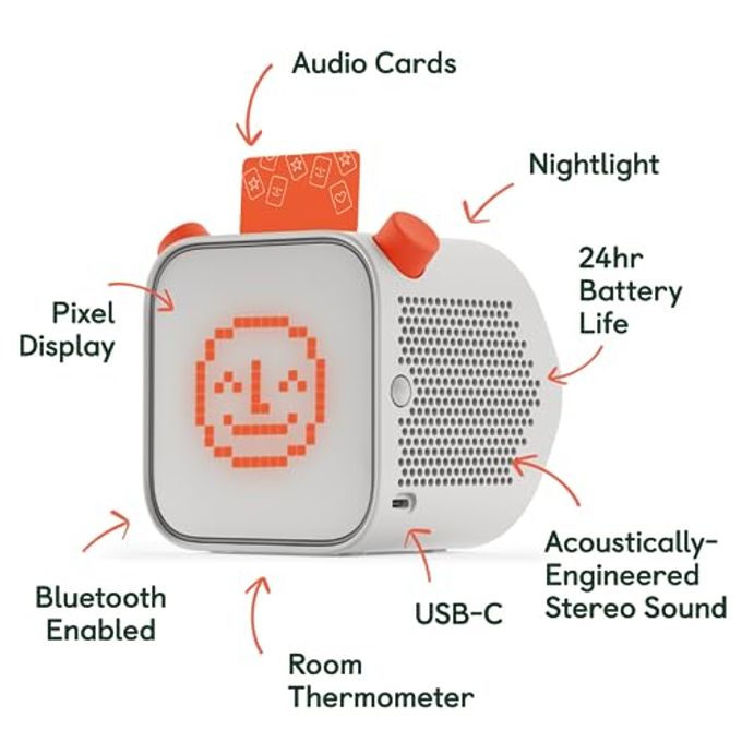 YOTO Player (3rd Gen.) + Starter Pack for Little Kids Bundle  Kids Bluetooth Audio Speaker, All-in-1 Screen-Free Device for Stories Music Podcasts Radio White Noise Thermometer Nightlight - Image 2