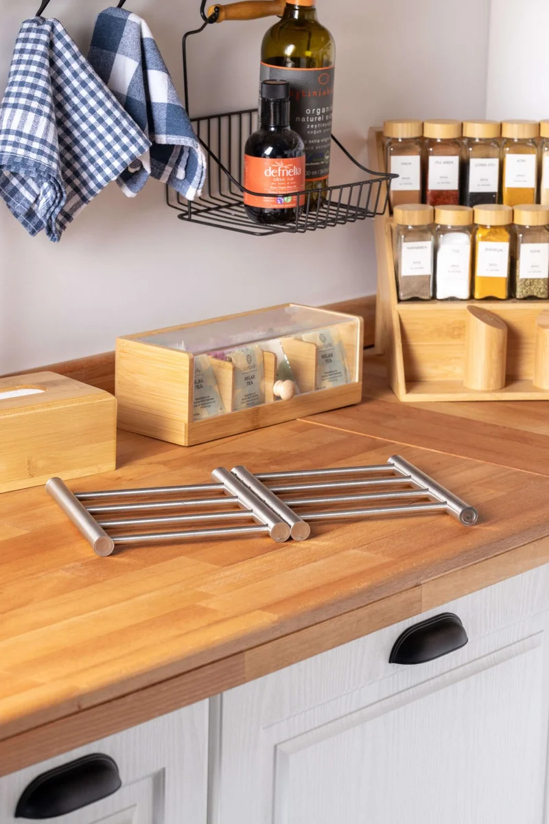 FH finehome FH finehome Colla Adjustable Steel Trivet