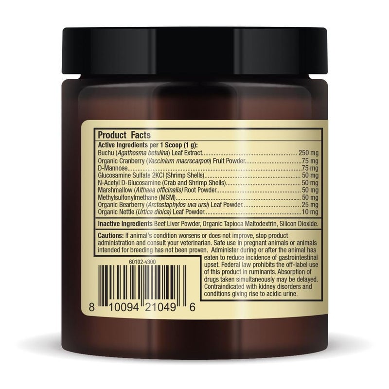 Dr. Mercola Bark & Whiskers Bladder Support, 3.17 Oz. (90 g), 90 Scoops, Supports Urinary Tract Health, with Cranbery & D-Mannose, Vet Formulated, Non-GMO, Dr. Mercola - Image 3