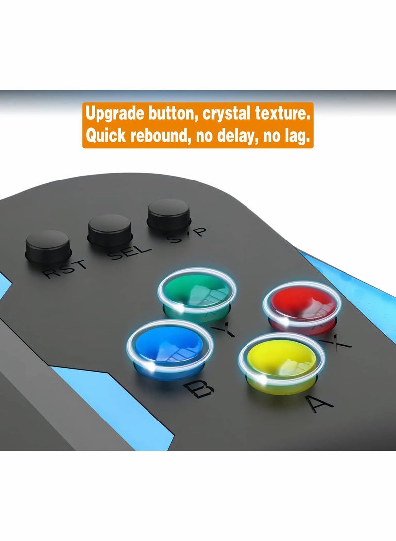 وحدة ألعاب محمولة للأطفال والكبار، 500 لعبة فيديو كلاسيكية ريترو، شاشة كبيرة، بطارية قابلة لإعادة الشحن - ترفيه محمول للاتصال بالتلفاز ومتعة متعددة اللاعبين - Image 2