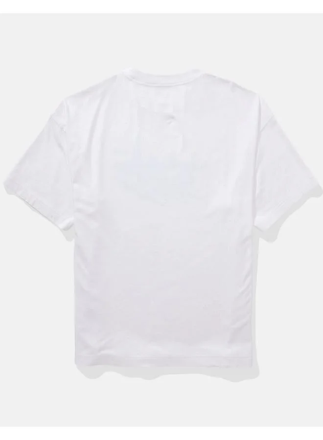 American Eagle AIR WHITE AE Destination Graphic T-Shirt for Men | Best Price UAE