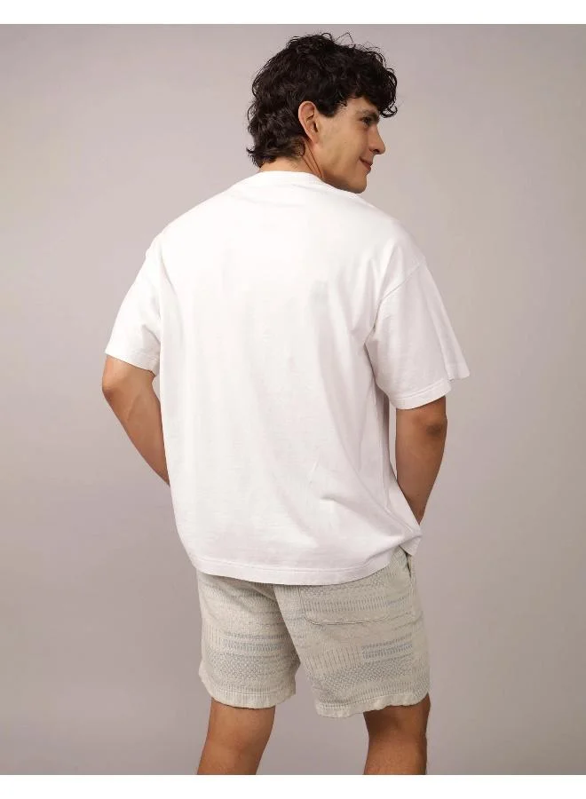 American Eagle AIR WHITE AE Destination Graphic T-Shirt for Men | Best Price UAE