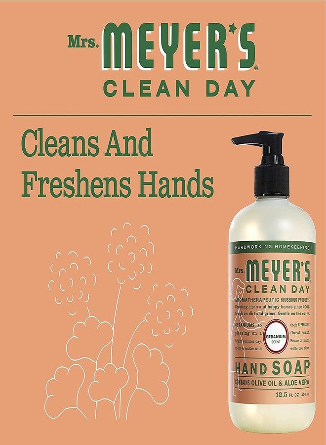 Mrs. Meyer's Liquid Hand Soap Geranium 12.5 Fl Oz. - Image 5