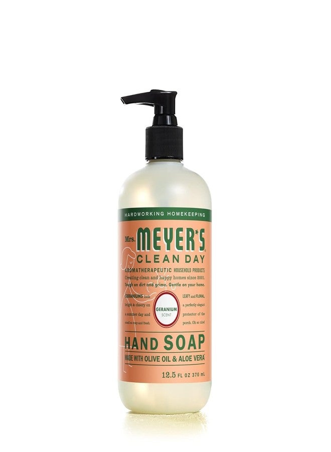Mrs. Meyer's Liquid Hand Soap Geranium 12.5 Fl Oz. - Image 1