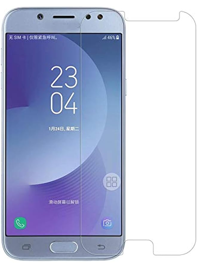 erorex Tempered Glass Screen Protector For Samsung Galaxy J7 Pro Clear 
