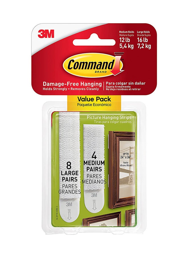 Command Picture Hanging Strips Large And Medium - Image 1