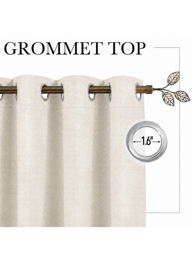 Amali Premium Textured Curtain Set (2 Panels), Luxury Polyester Drapes for Bedroom & Living Room, Elegant Modern Design, Multiple Sizes & Colors - Image 3