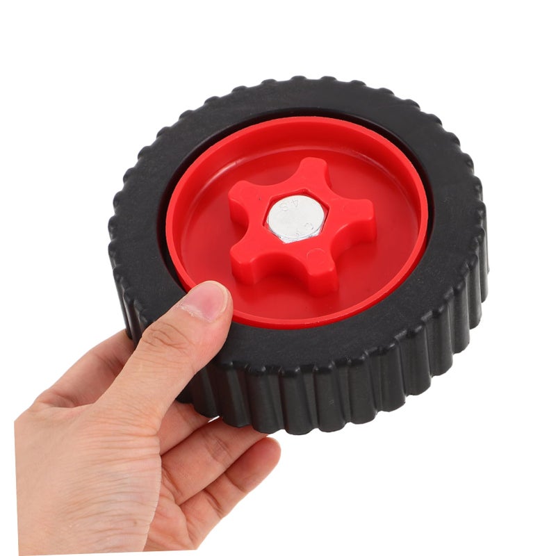 2Pcs Auxiliary Caster Wheels for Lawn Mower Support Easy Installation Trimmer Maintenance - Image 5