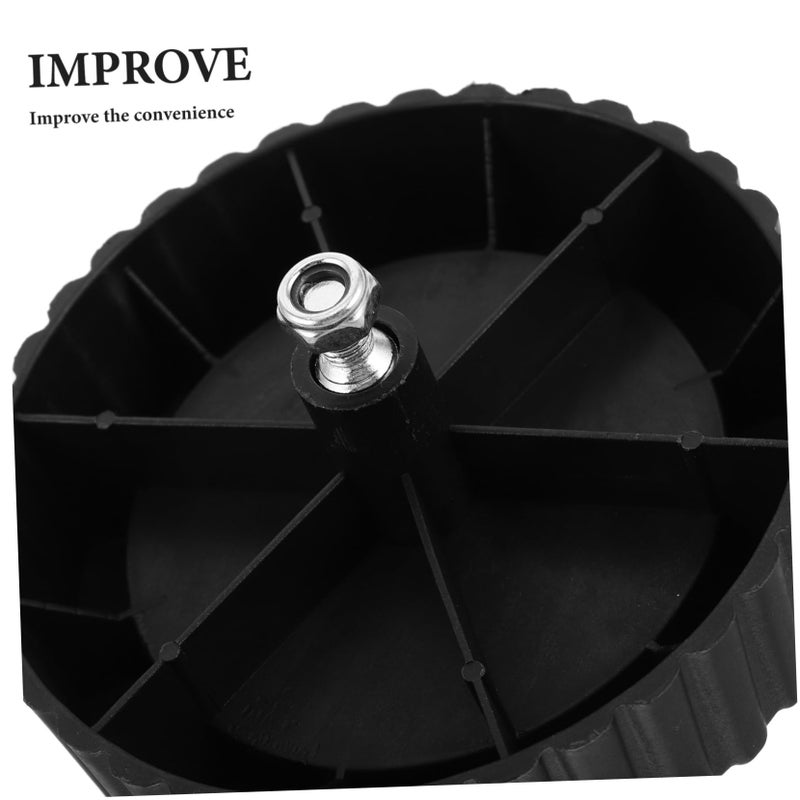 2Pcs Auxiliary Caster Wheels for Lawn Mower Support Easy Installation Trimmer Maintenance - Image 4
