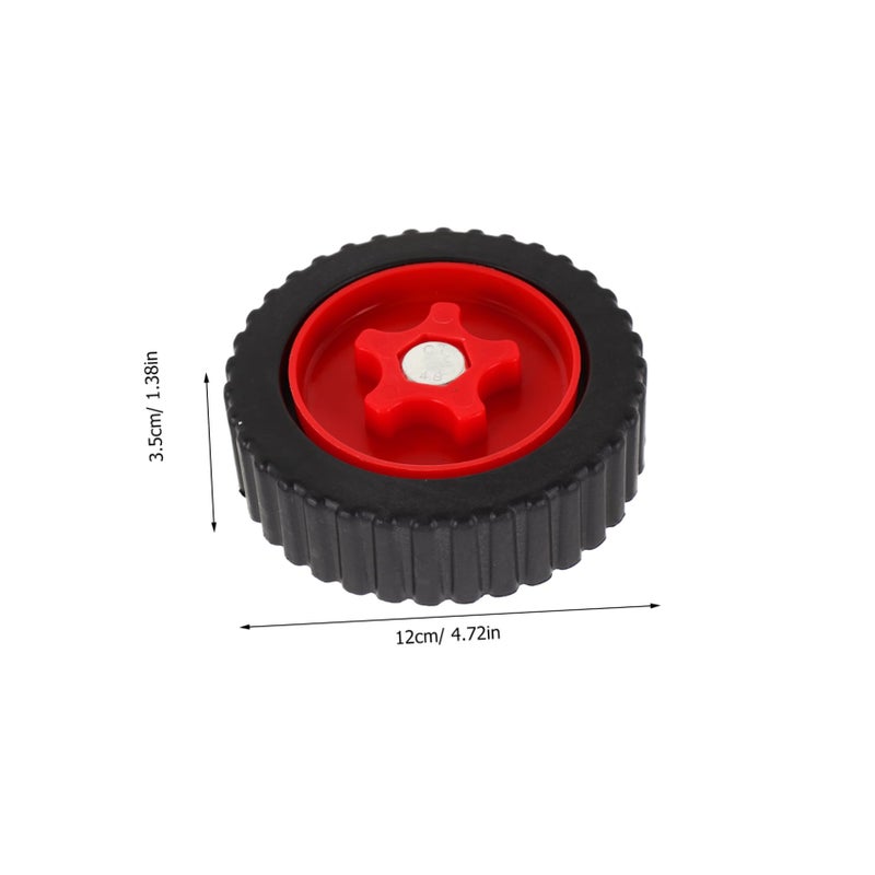 2Pcs Auxiliary Caster Wheels for Lawn Mower Support Easy Installation Trimmer Maintenance - Image 3