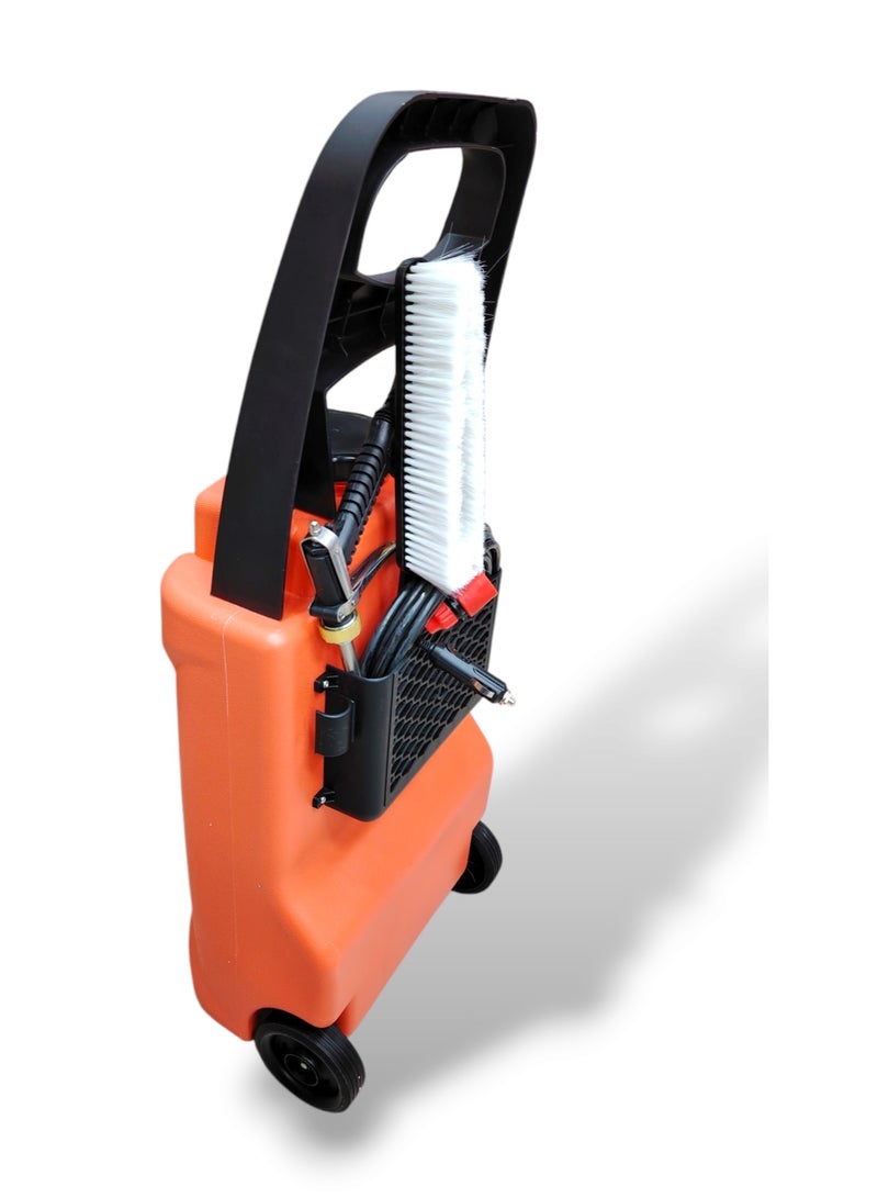 High power pressure washer 12 volt for use in car/home full set with brush / hose / multiple size nozzle - Image 1