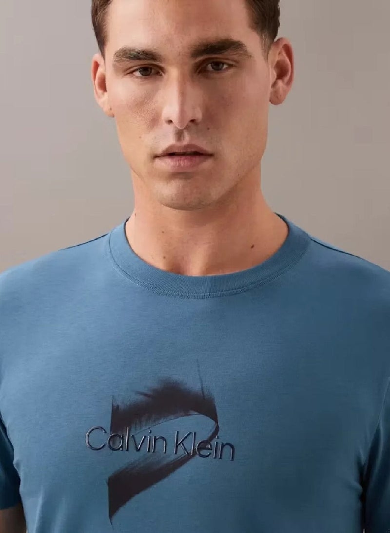 CALVIN KLEIN Regular Fit Logo T-Shirt - Image 3
