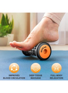 BESKAR Foot Massager Roller for Plantar Fasciitis Relief, Portable, Deep Tissue Muscle Massage, Foot Arch and Heel Pain, Reflexology Tool  - Image 2