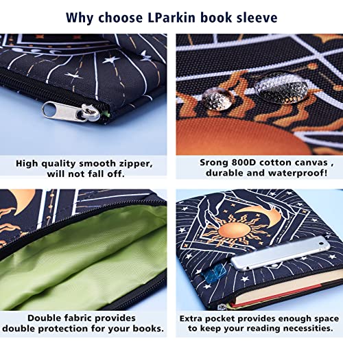 LParkin Astrology Book Sleeve with Zipper for Paperbacks, 11 X 8.5 Inch, Bookish Gift … - Image 4