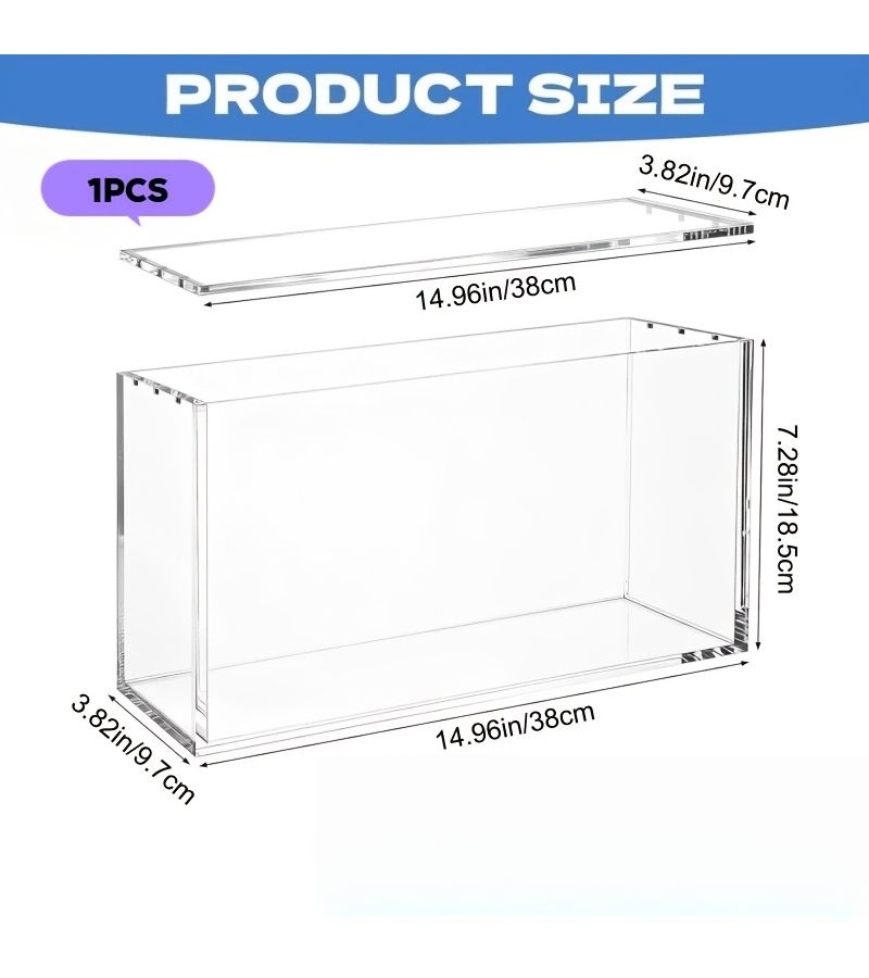Acrylic Display Case Compatible With Prism Evolution UPC Stackable 8 5mm Thick Collector Protection Cover With Magnetic Lid Featuring New Peel Off Film And Anti Damage Packaging Design - Image 2