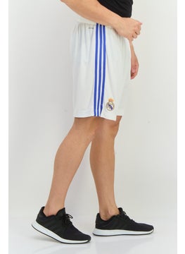 Adidas Men Sportswear Fit Real Madrid Football Shorts, White  - Image 2