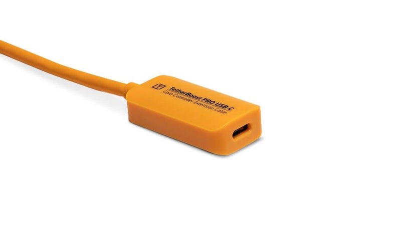 Tether Tools Pro USB-C Core Controller Extension Cable Charging Adapter (High-Visibility Orange),31 Feet - Image 3