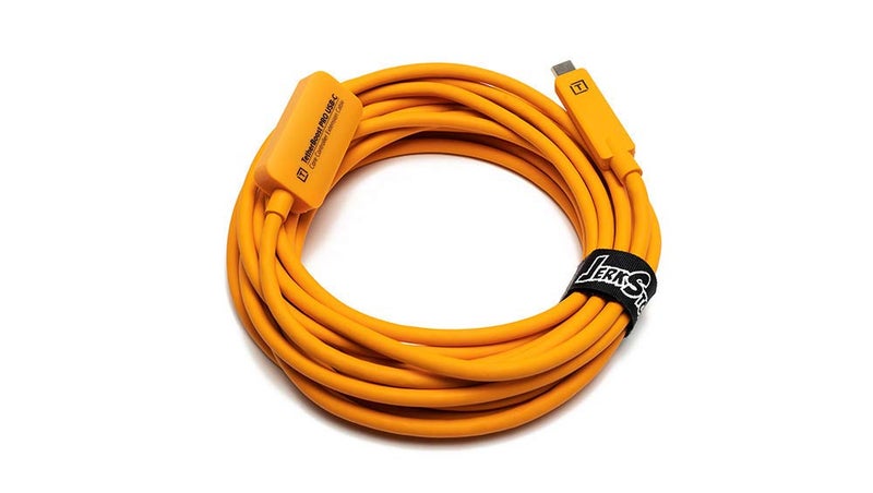 Tether Tools Pro USB-C Core Controller Extension Cable Charging Adapter (High-Visibility Orange),31 Feet - Image 4