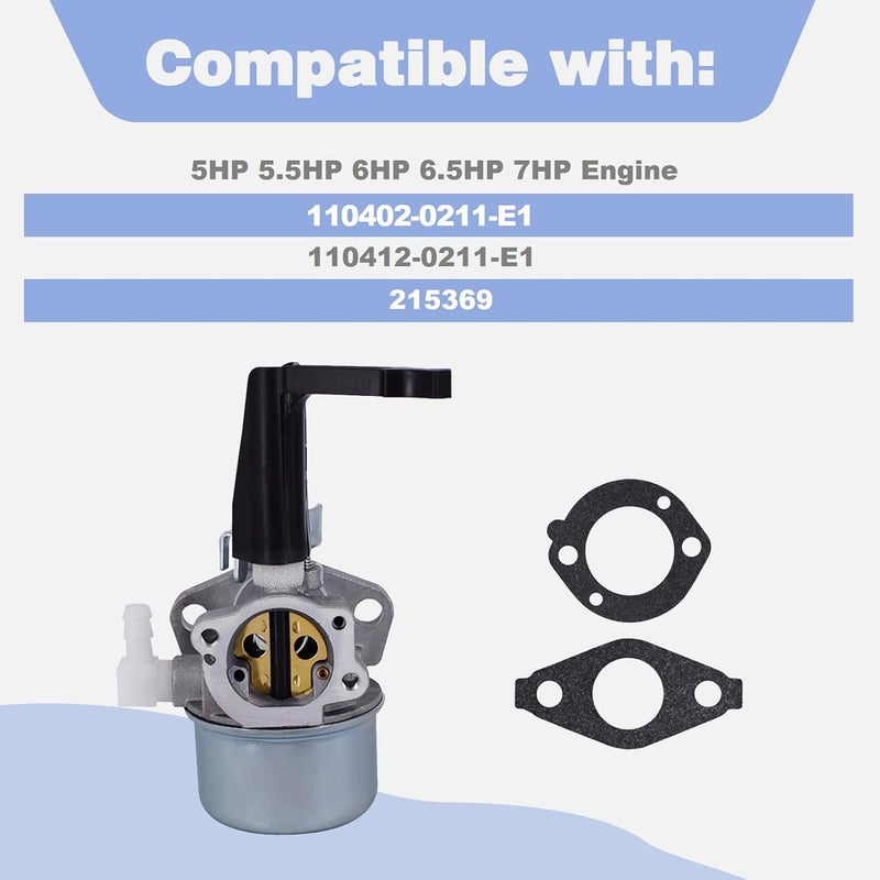 CULMKARI Carburetor with Mounting Gaskets Kit for Briggs & Stratton Engines - Image 2