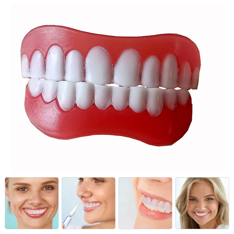 Fake Tooth Sets, Silicone Simulated Denture Braces, Denture Beauty Tooth Cover, Simulated Denture Braces - Image 2