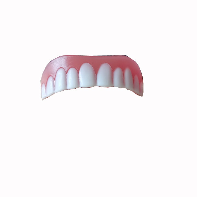 Fake Tooth Sets, Silicone Simulated Denture Braces, Denture Beauty Tooth Cover, Simulated Denture Braces - Image 1