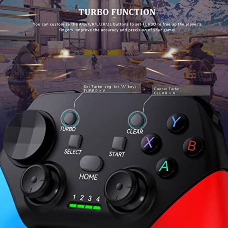 Game Controller for iPhone/iOS/Android/PC/Steam Deck with Phone Holder, Turbo, Wireless Gamepad Joystick for iPhone 15/14/13/iPad/MacBook/Samsung Galaxy/Tablet, Call of Duty, Apex -Direct Play - Image 3