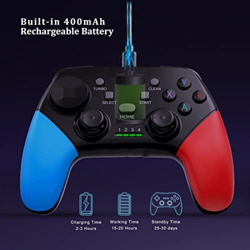 Game Controller for iPhone/iOS/Android/PC/Steam Deck with Phone Holder, Turbo, Wireless Gamepad Joystick for iPhone 15/14/13/iPad/MacBook/Samsung Galaxy/Tablet, Call of Duty, Apex -Direct Play - Image 5