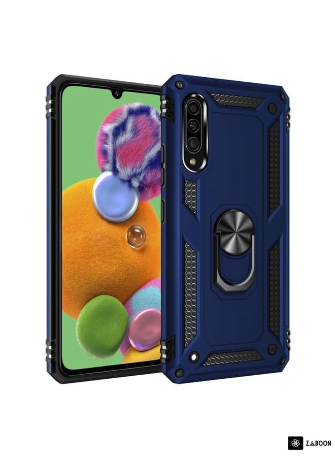 Zaboon - Protective Case Cover For Galaxy A90 5G Armor Shockproof TPU + PC Protective Case with 360 Degree Rotation Holder - Image 1
