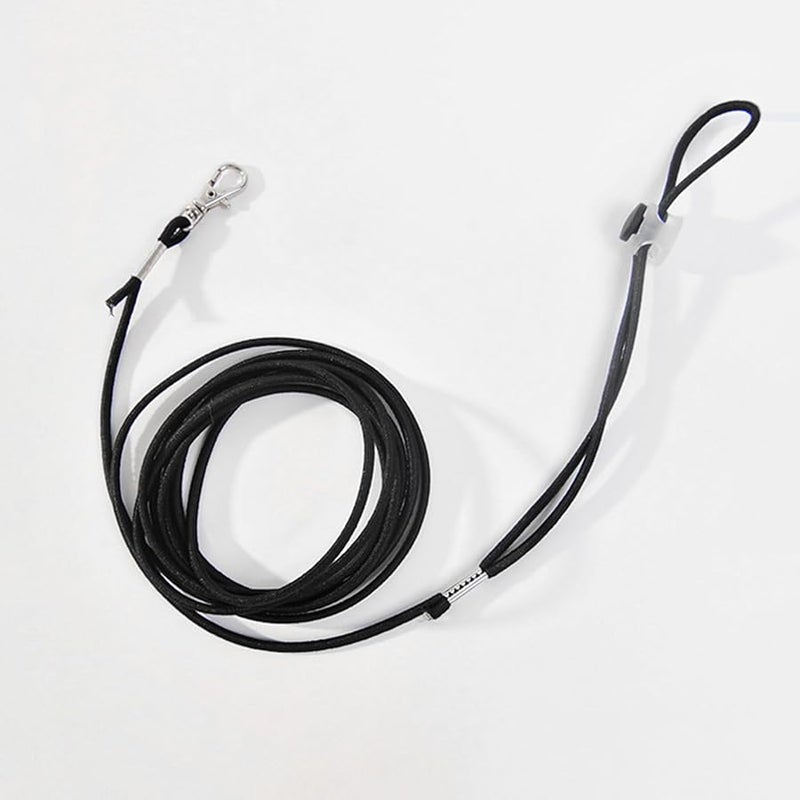 Color A Escape Proof Parrot Leash Elastic Cord Metal Ankle Rings Pet Training Rope 3Meter - Image 4