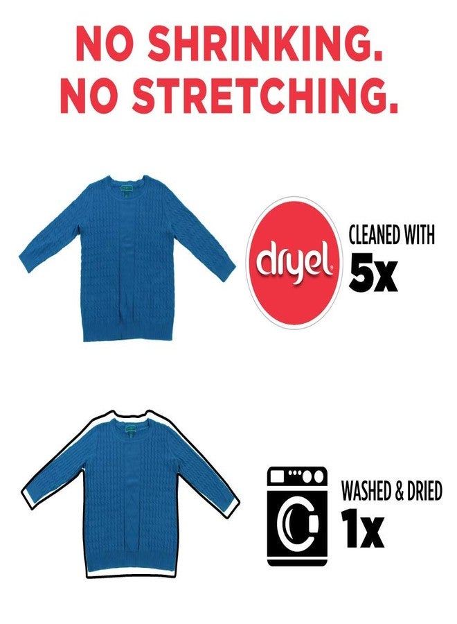 Dryel At-Home BONUS Dry Cleaner Refill Kit with Extra 2 Cloths, Includes Dry Cleaning Cloths - 8 Load Capacity - Image 5