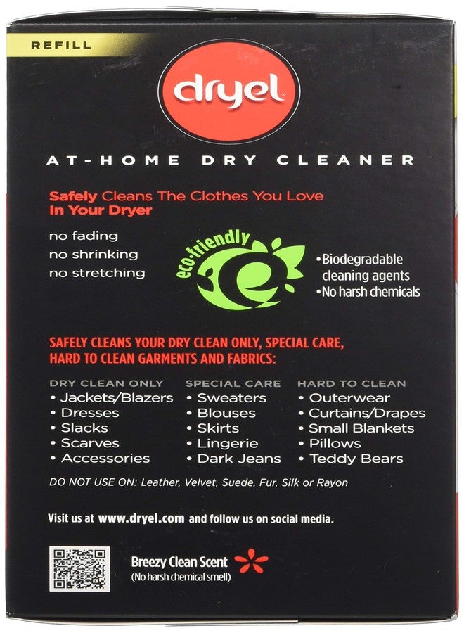 Dryel At-Home BONUS Dry Cleaner Refill Kit with Extra 2 Cloths, Includes Dry Cleaning Cloths - 8 Load Capacity - Image 3