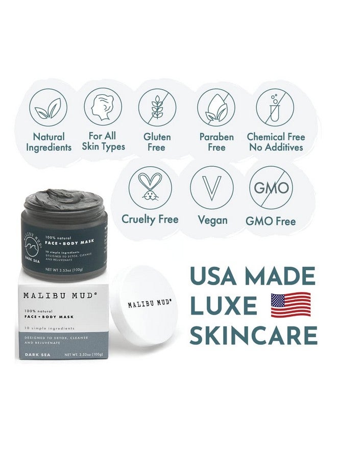 MALIBU MUD Allnatural Face And Body Mask For Daily Detox Cleanse Rejuvenate Without Drying Your Skin For All Skin Types - Image 5